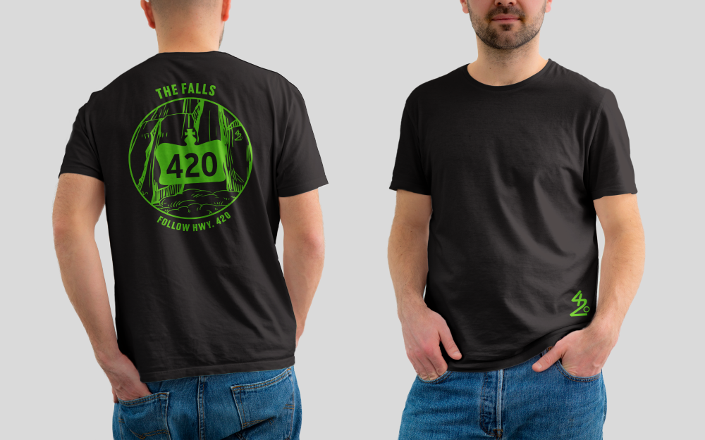 Green (black back)