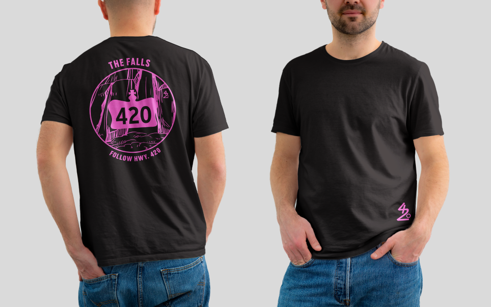 Pink (black back)
