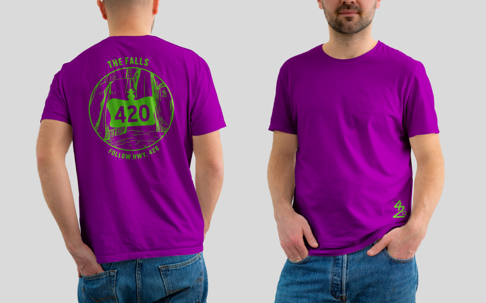 Green (purple back)