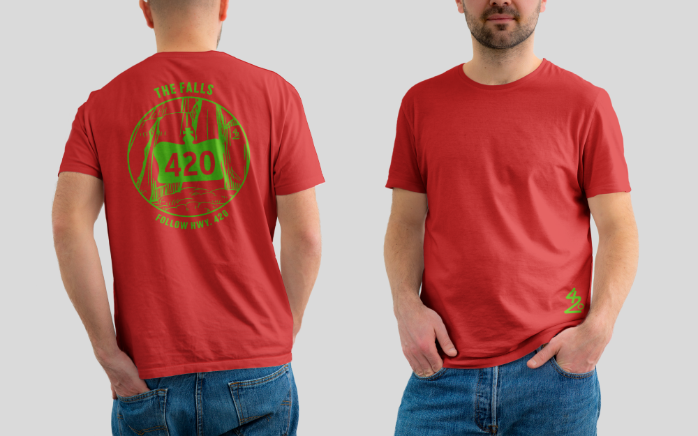 Green (red back)