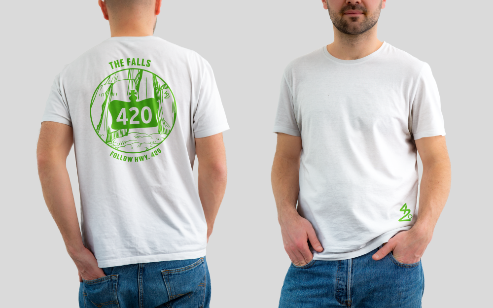 Green (white back)