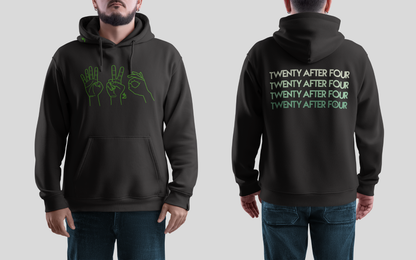 Green (black hoodie)