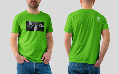 White (green front)