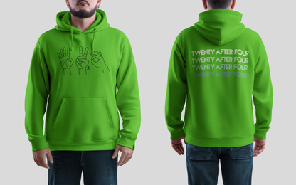 Black (green hoodie)