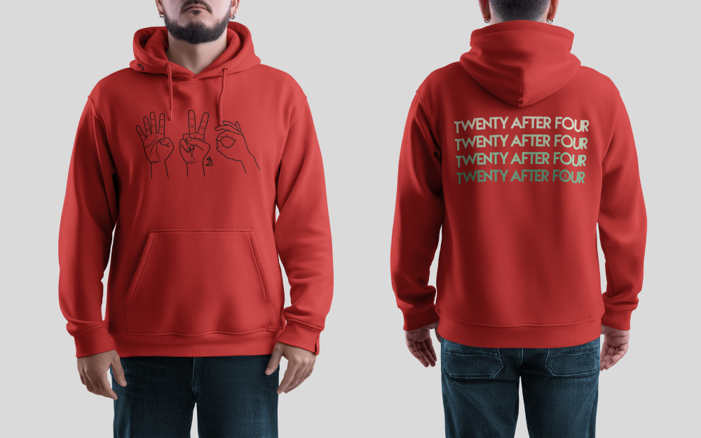 Black (red hoodie)