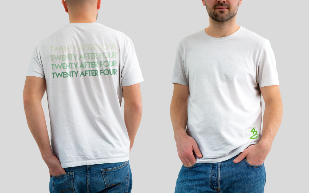 Green (white back)