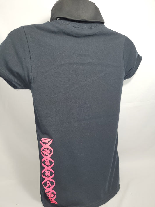 Ladies Cotton Tees (Black)