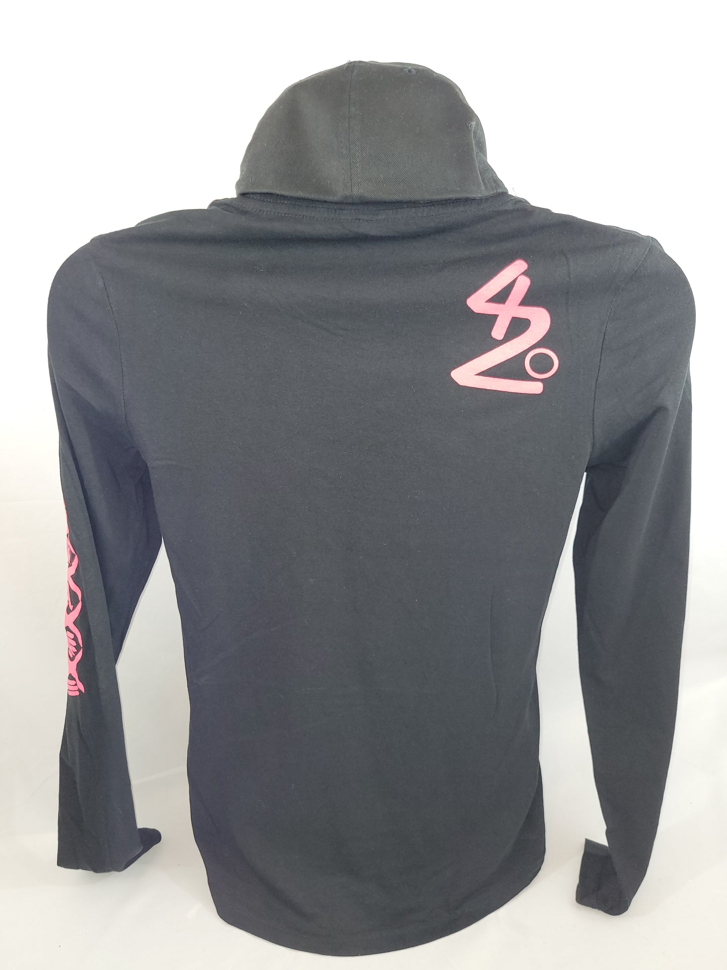 Ladies Cotton Long Sleeved Tees (Black)